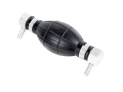 RĘCZNA POMPKA PALIWA GRUSZKA 2X90 STOPNI 8MM  1
