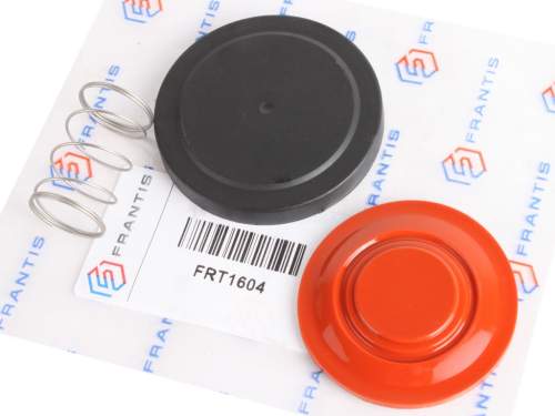 MEMBRANA ODMY POKRYWY ZAWORÓW 1.5 2.0 2.3 DCI ZE SPRĘŻYNKĄ I POKRYWKĄ - POMARAŃCZOWA ŚREDNICA 57MM